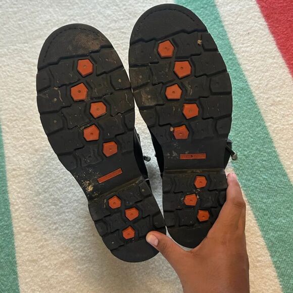 Vintage Harley Davidson Brake Light Biker Boots Size 13 Rick Stompers - Picture 6 of 7